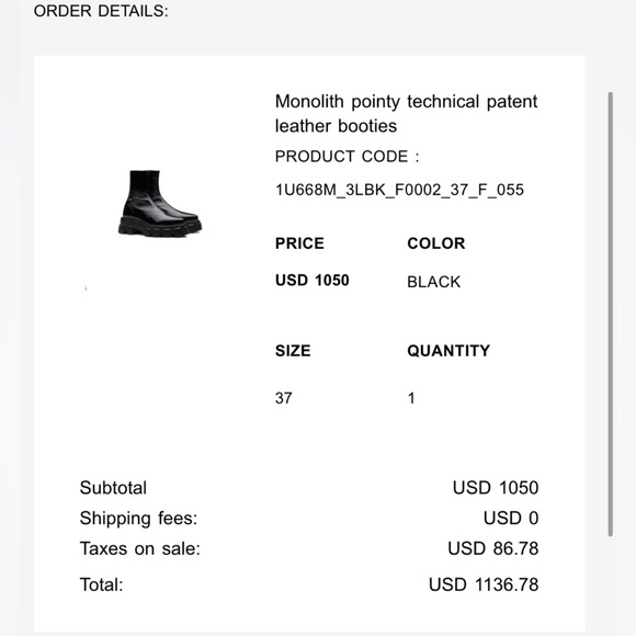 Prada Combat Boots - Picture 4 of 4